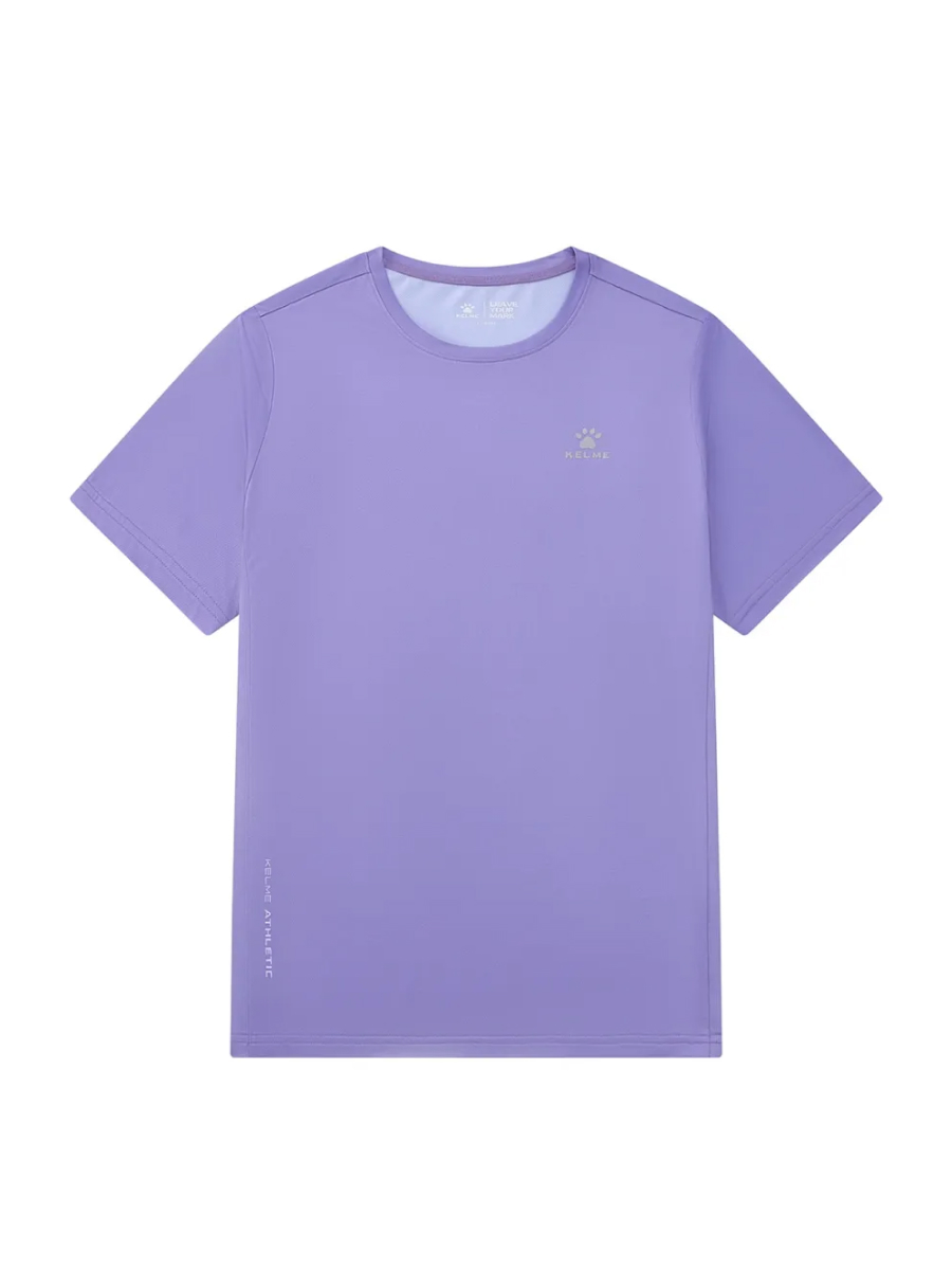 Футболка KELME Crew Neck Short-sleeved T-shirt Violet