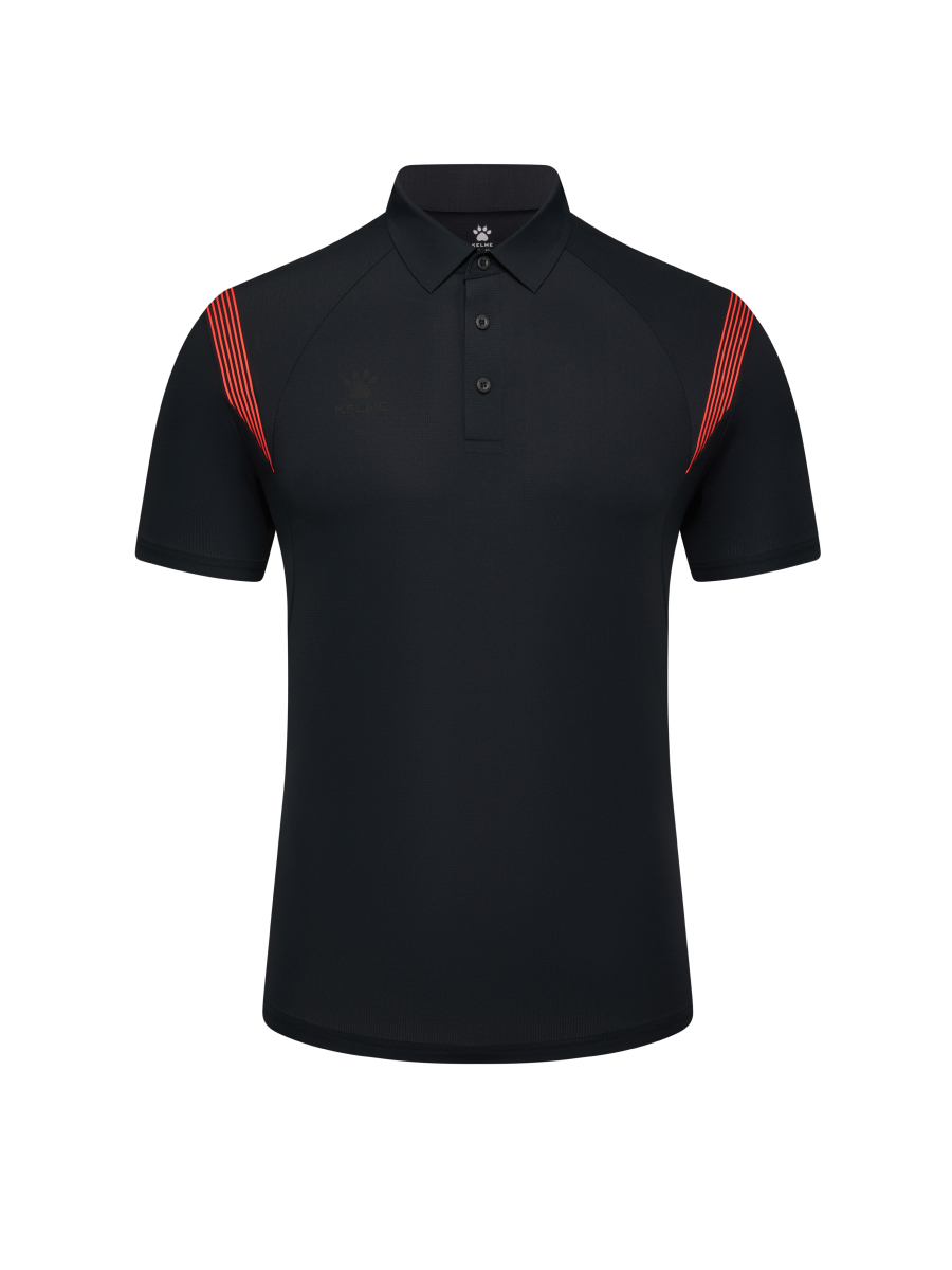 Футболка-поло KELME Short-Sleeved Polo Shirt Black