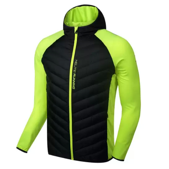 Куртка утепленная KELME Men Casual Down Jacket (Black/Light Green)