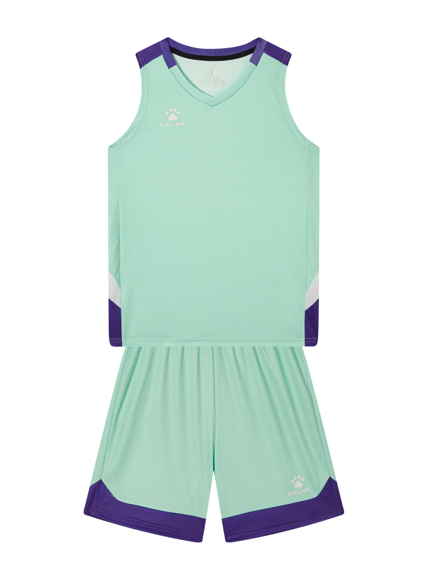 Детская баскетбольная форма KELME Children's Basketball Uniform (Teal/Blue)
