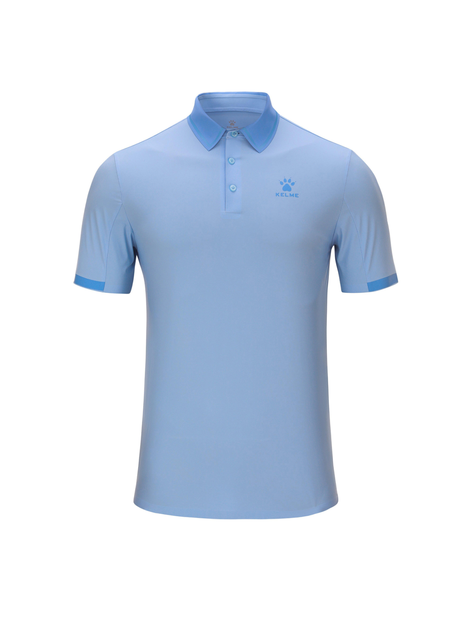 Футболка KELME Short Sleeve Polo Shirt Light Blue