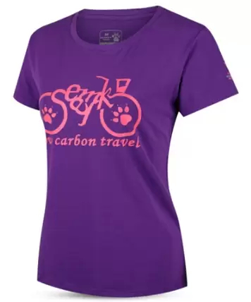 Футболка KELME Women's Cotton Short-Sleeved T-Shirt Light Purple