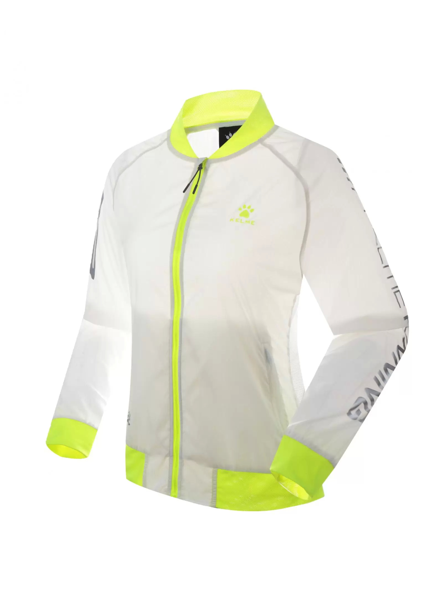 Ветровка KELME Women Running Jacket (White/Neon)