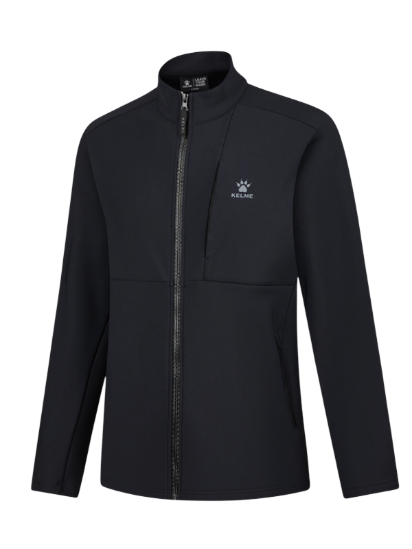 Олимпийка KELME Fleece Knitted Jacket (stand Collar) Blue