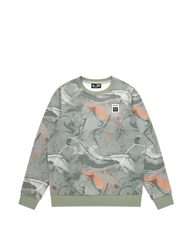 Свитшот KELME Fleece Crew Neck Sweatshirt Green