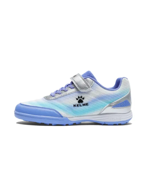 Шиповки KELME Kids' Soccer Cleats (TF) White/Light Blue