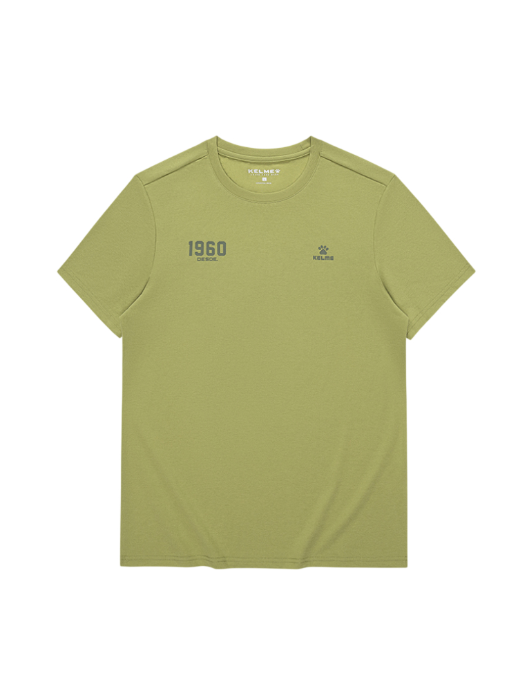 Футболка KELME Round Neck Short Sleeve T-Shirt Green