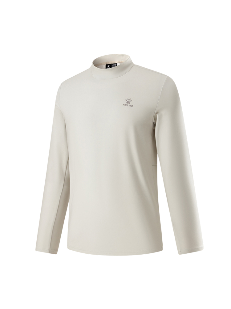 Свитшот KELME Mock Neck Long Sleeve T-shirt Beige