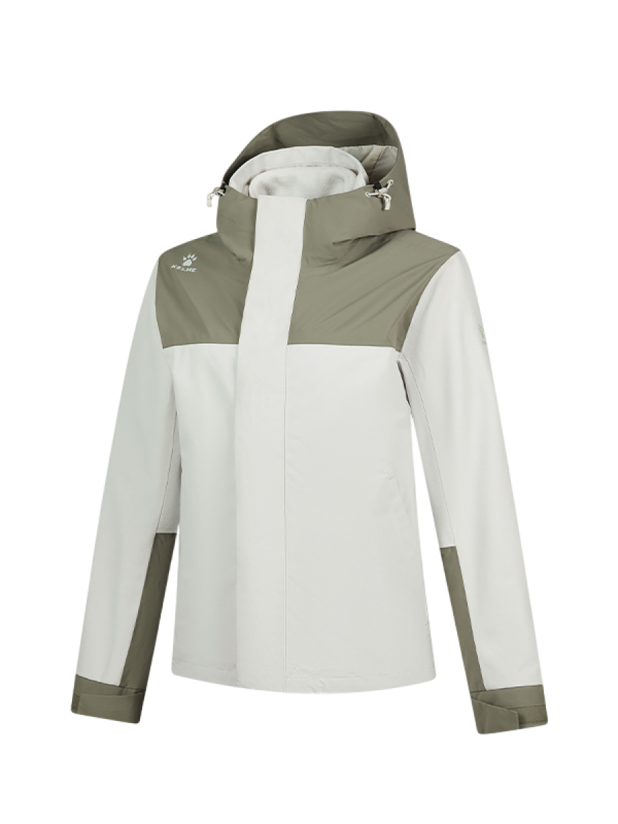 Куртка KELME Woven Two-Piece Set (With Inner Fleece Lining) Grey