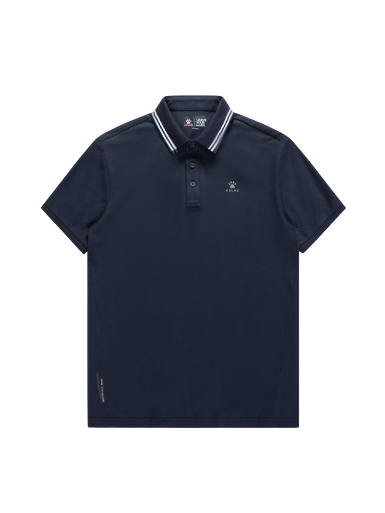 Футболка-поло KELME Short Sleeve Polo Shirt Dark Blue