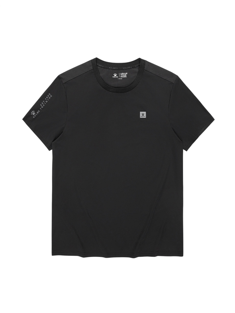 Футболка KELME Round Neck Short Sleeve T-Shirt Black