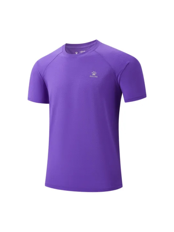 Футболка KELME Crew Neck Short-sleeved T-shirt Violet