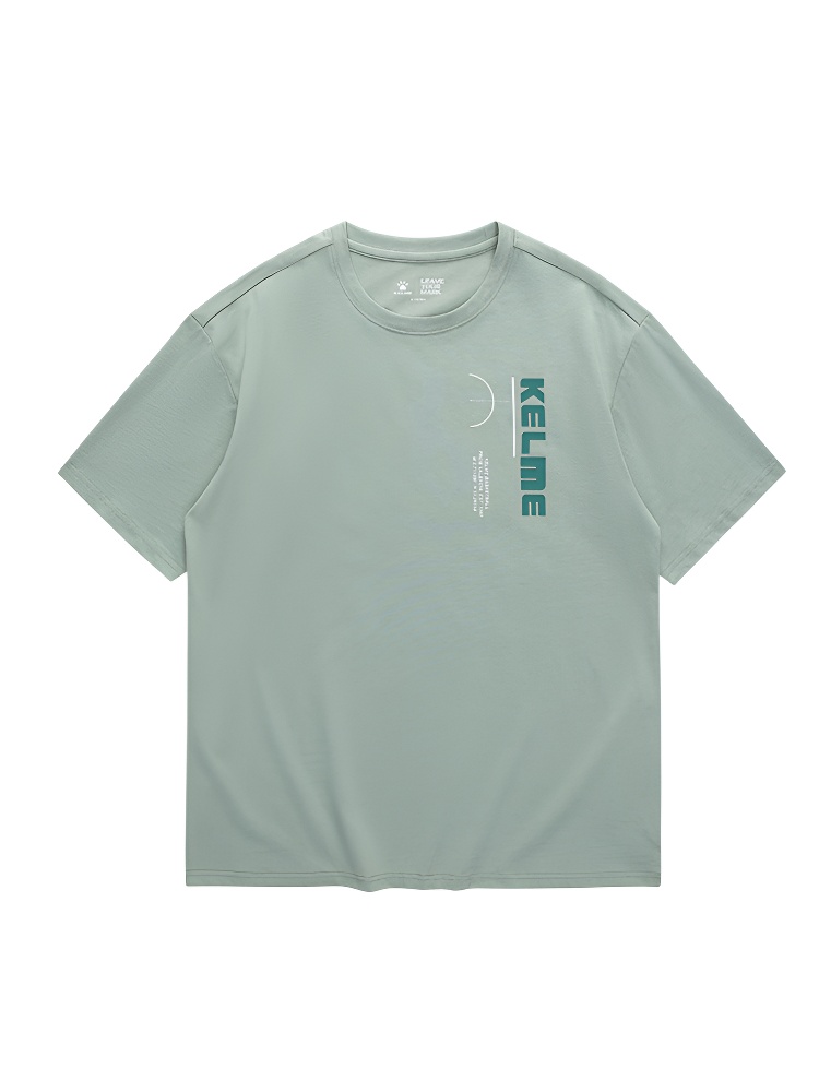 Футболка KELME Round Neck Short Sleeve T-Shirt Green