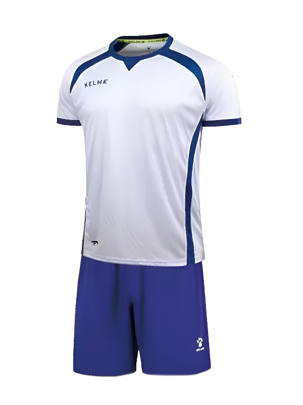 Футбольная форма KELME Short Sleeve Football Set (White/Blue)