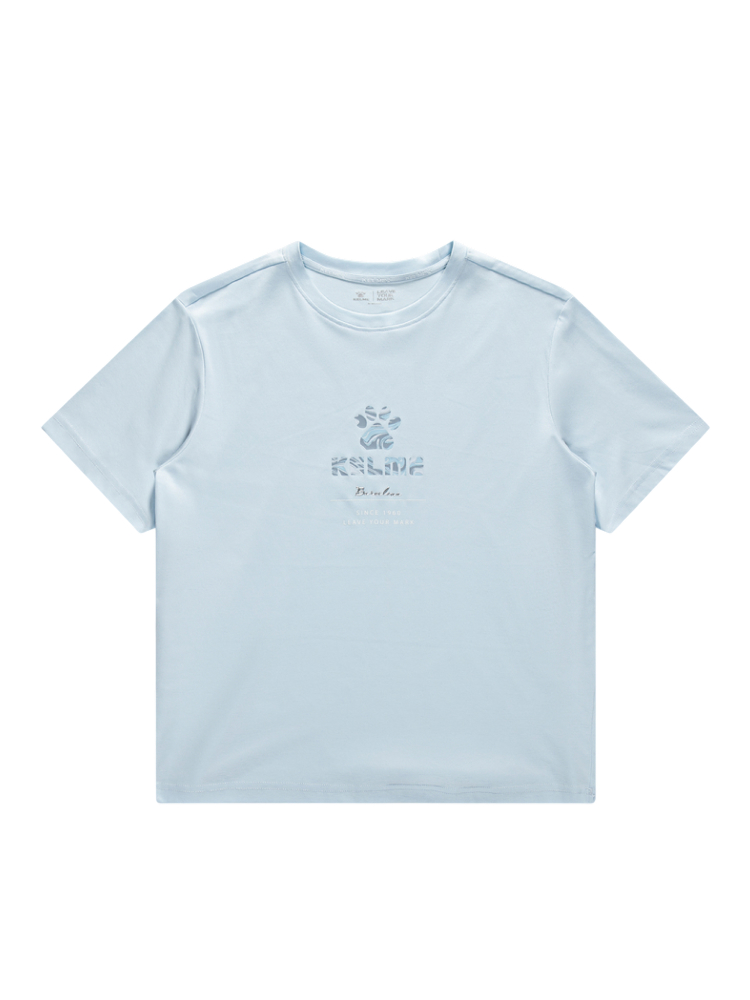 Футболка KELME Round Neck Short Sleeve T-Shirt Blue