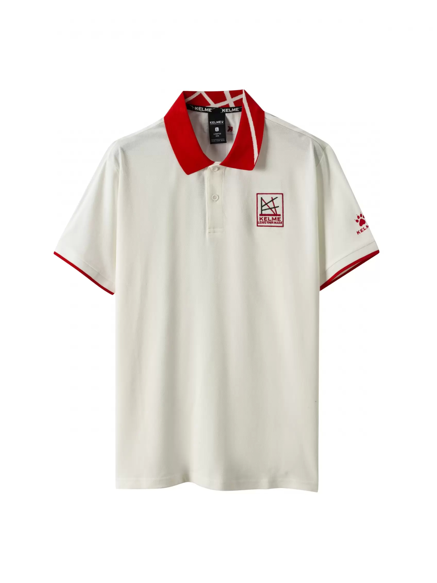 Футболка-поло KELME Knitted Polo Shirt White