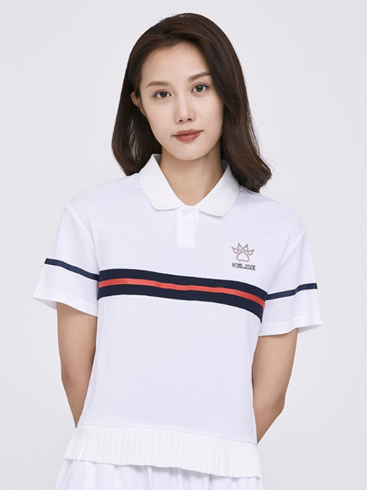 Футболка-поло KELME Short Sleeve Polo Shirt White