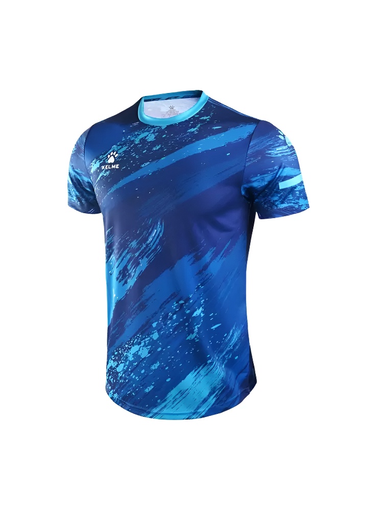 Футболка KELME Short Sleeve Football Jersey Blue