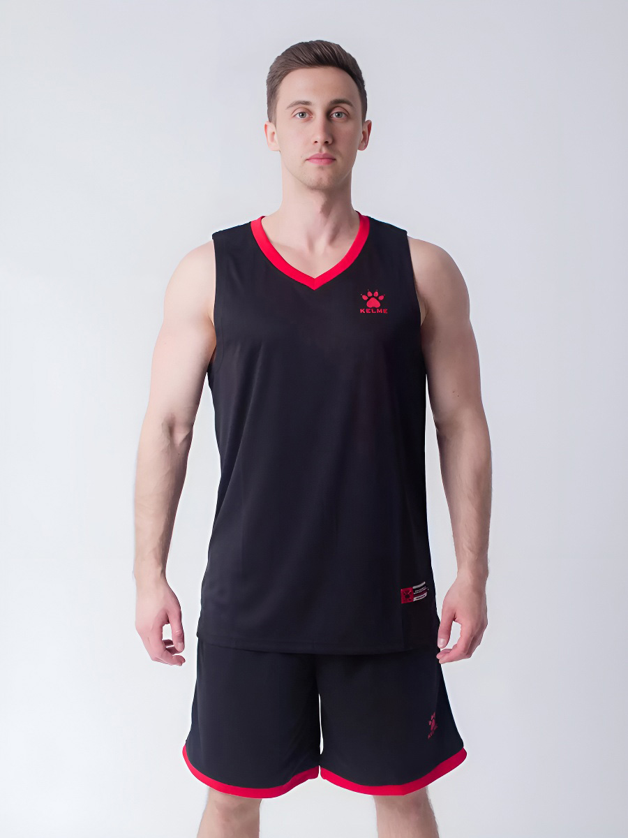 Баскетбольная форма KELME Basket Set (Black/Red)