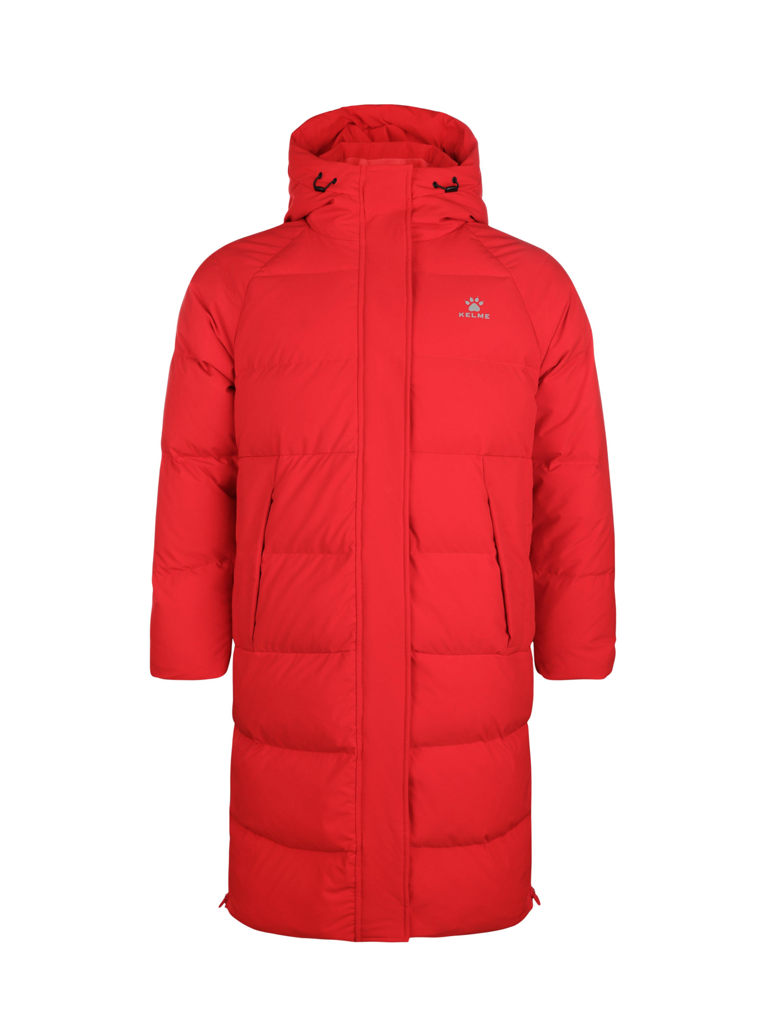 Пуховик KELME Women's Long Down Jacket Red