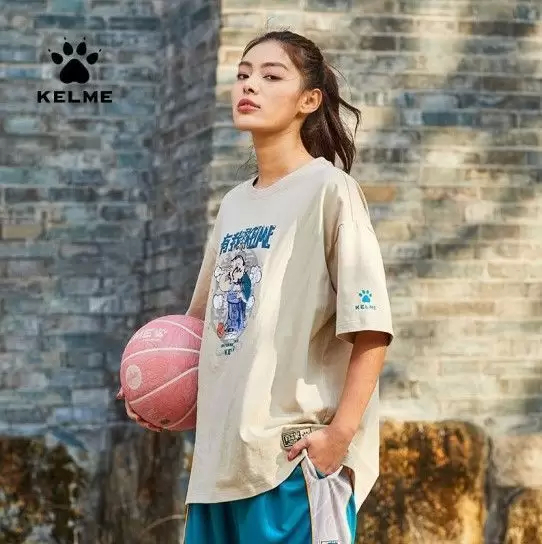 Футболка KELME Round Neck T-Shirt Grey