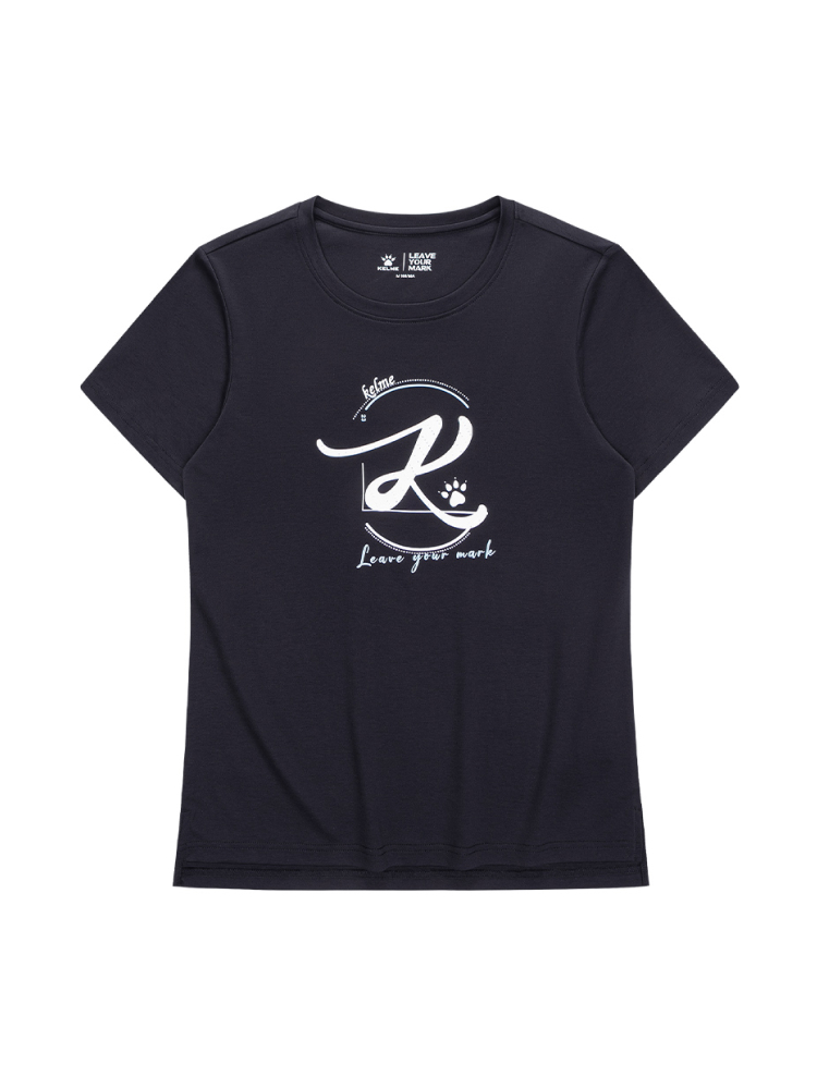 Футболка KELME Round Neck Short Sleeve T-Shirt Dark Blue