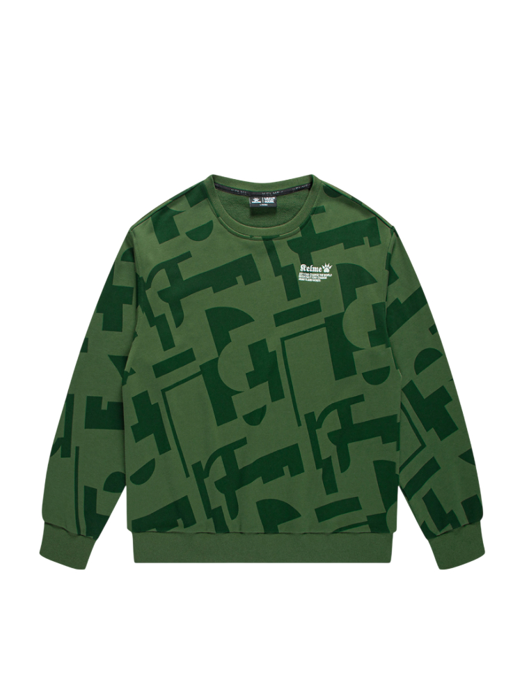 Свитшот KELME Сrew Neck Sweatshirt Green