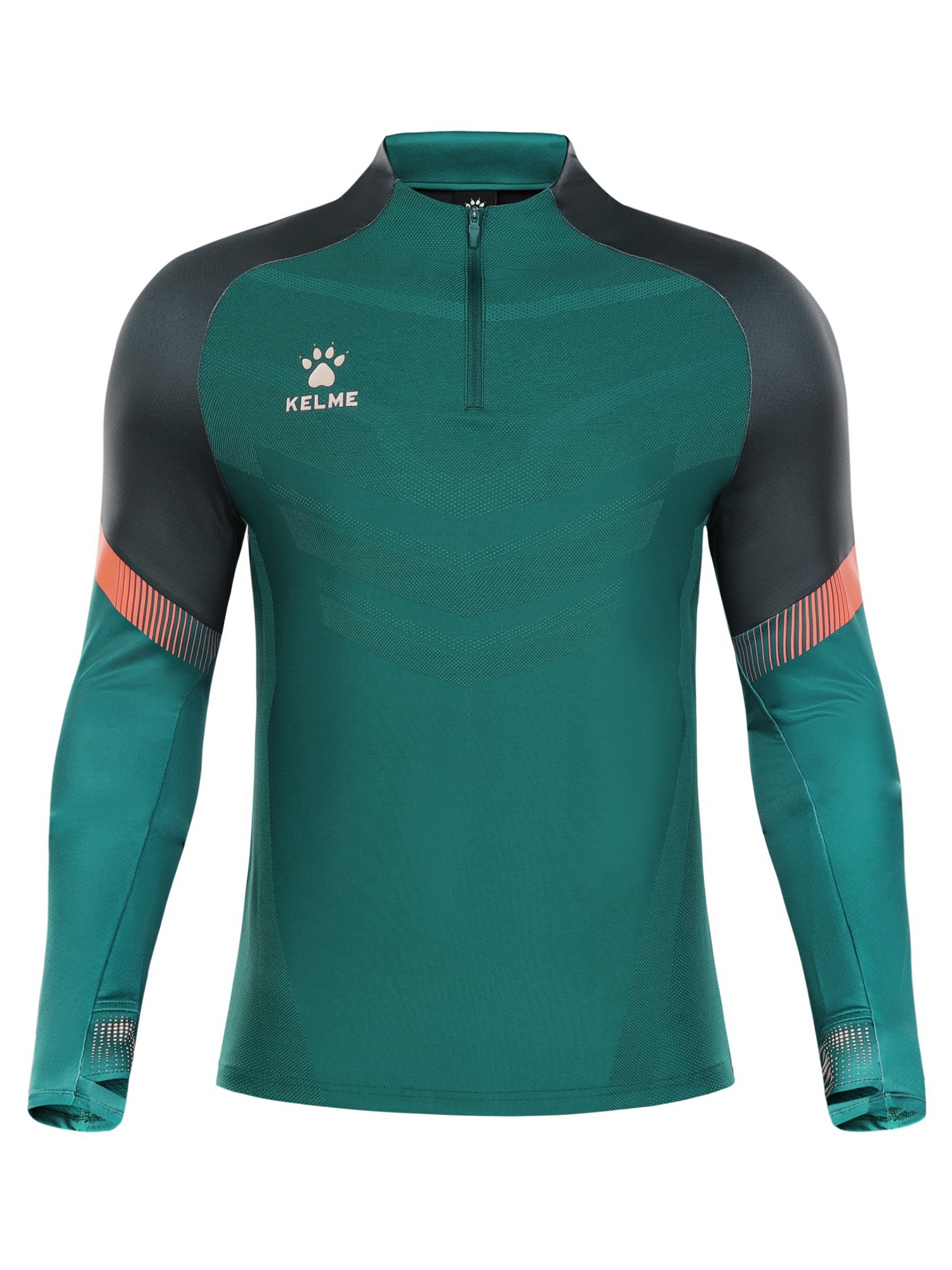 Детская олимпийка KELME Knitted Training Jumper Kid Dark Green