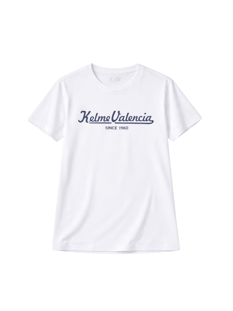 Футболка KELME Round Neck Short Sleeve T-Shirt White