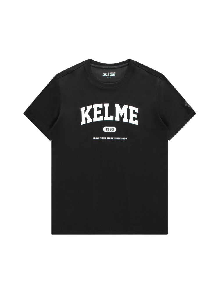 Футболка KELME Round Neck Short Sleeve T-shirt Black