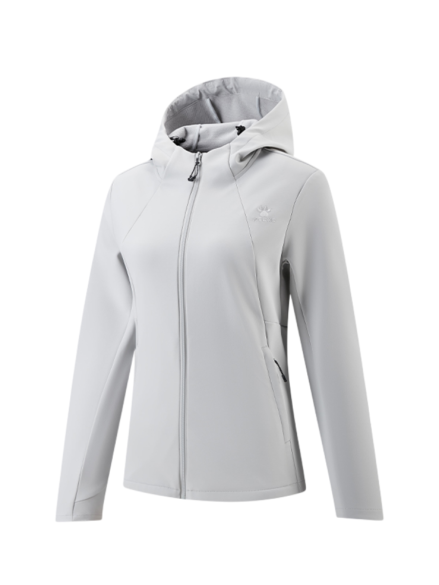 Демисезонная куртка KELME Hooded Fleece-Lined Woven Coat Grey