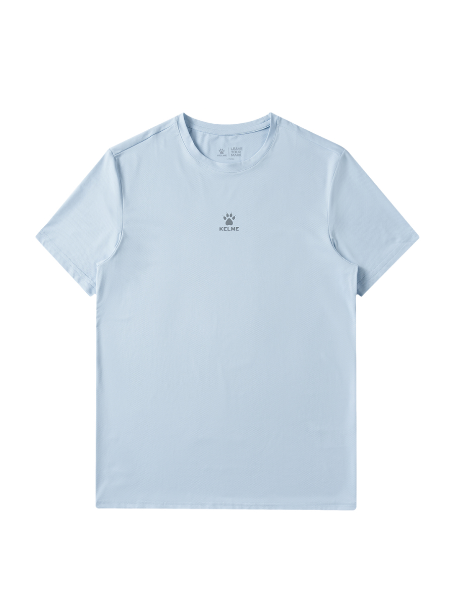 Футболка KELME Round Neck T-shirt Light Blue