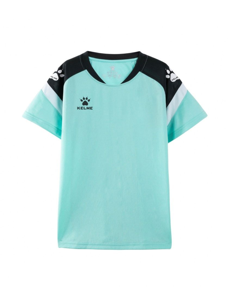 Детская футболка KELME Short Sleeve Training Suit Kid Mint