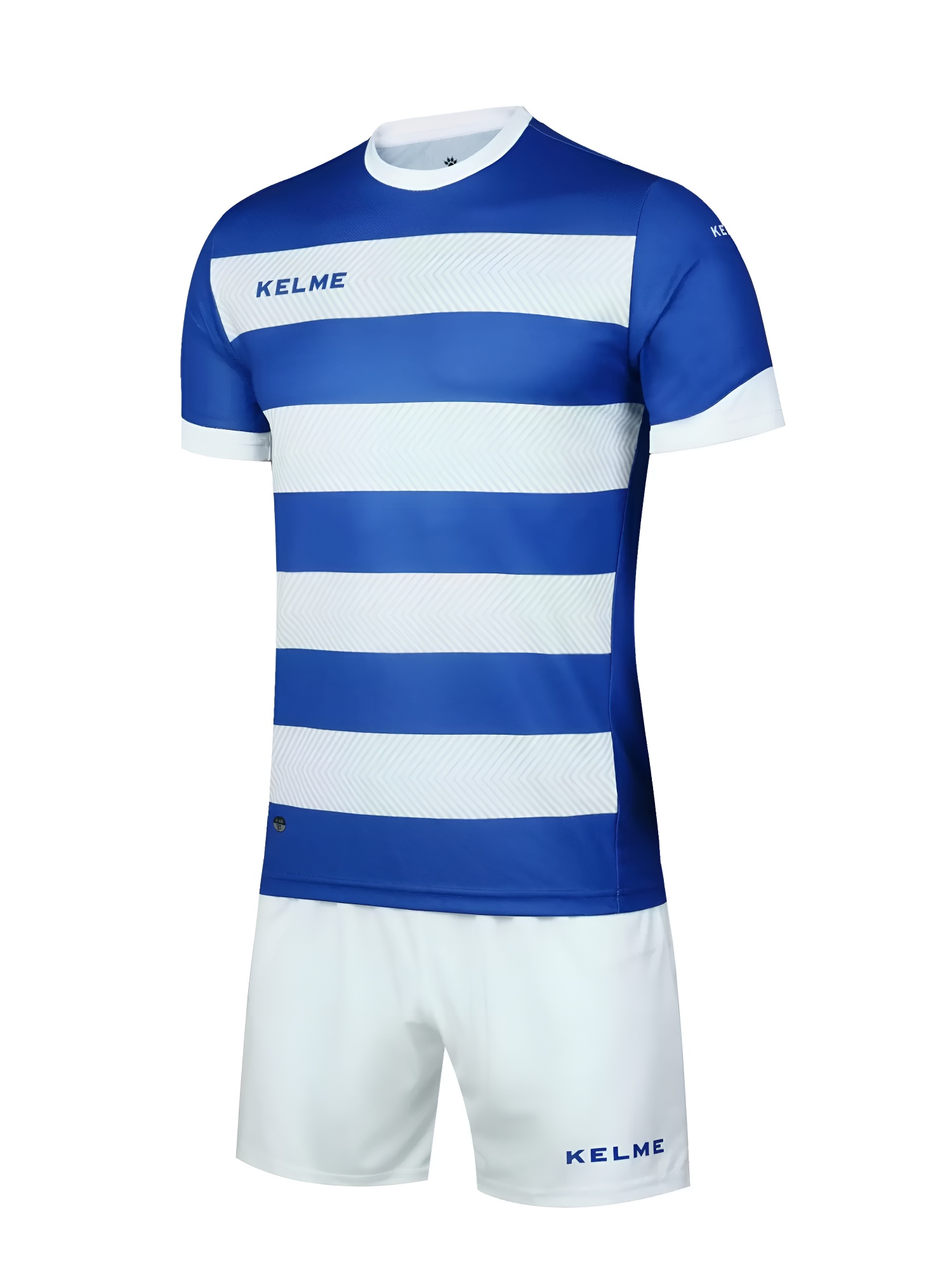 Футбольная форма KELME Short Sleeve Football Uniform (Blue/White)