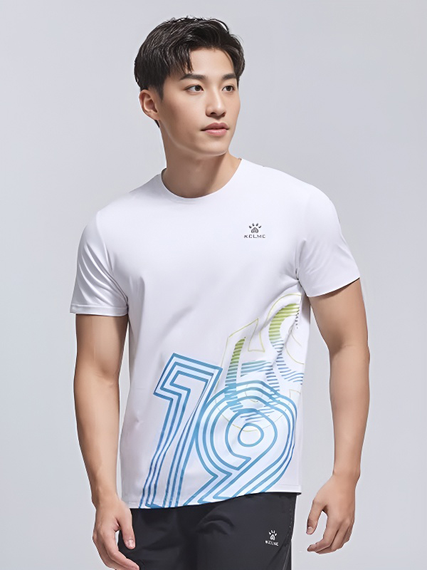 Футболка KELME Round Neck Short Sleeve T-Shirt White
