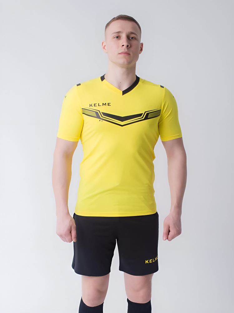 Футбольная форма KELME Short Sleeve Football Set (Yellow/Black)
