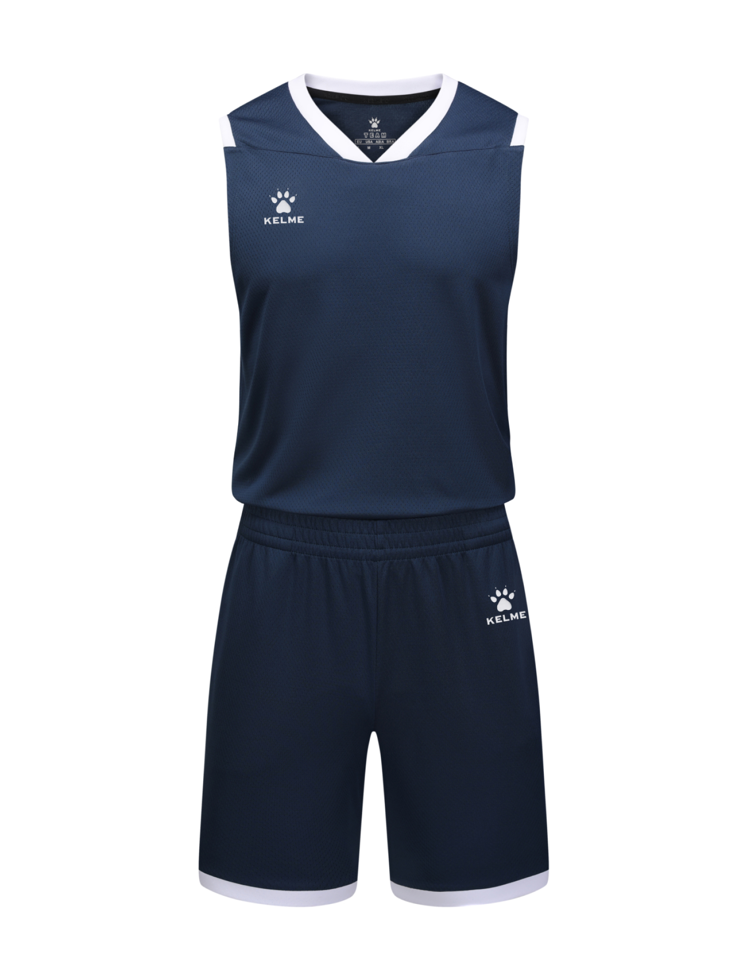 Детская баскетбольная форма KELME Children's Basketball Uniform Dark Blue