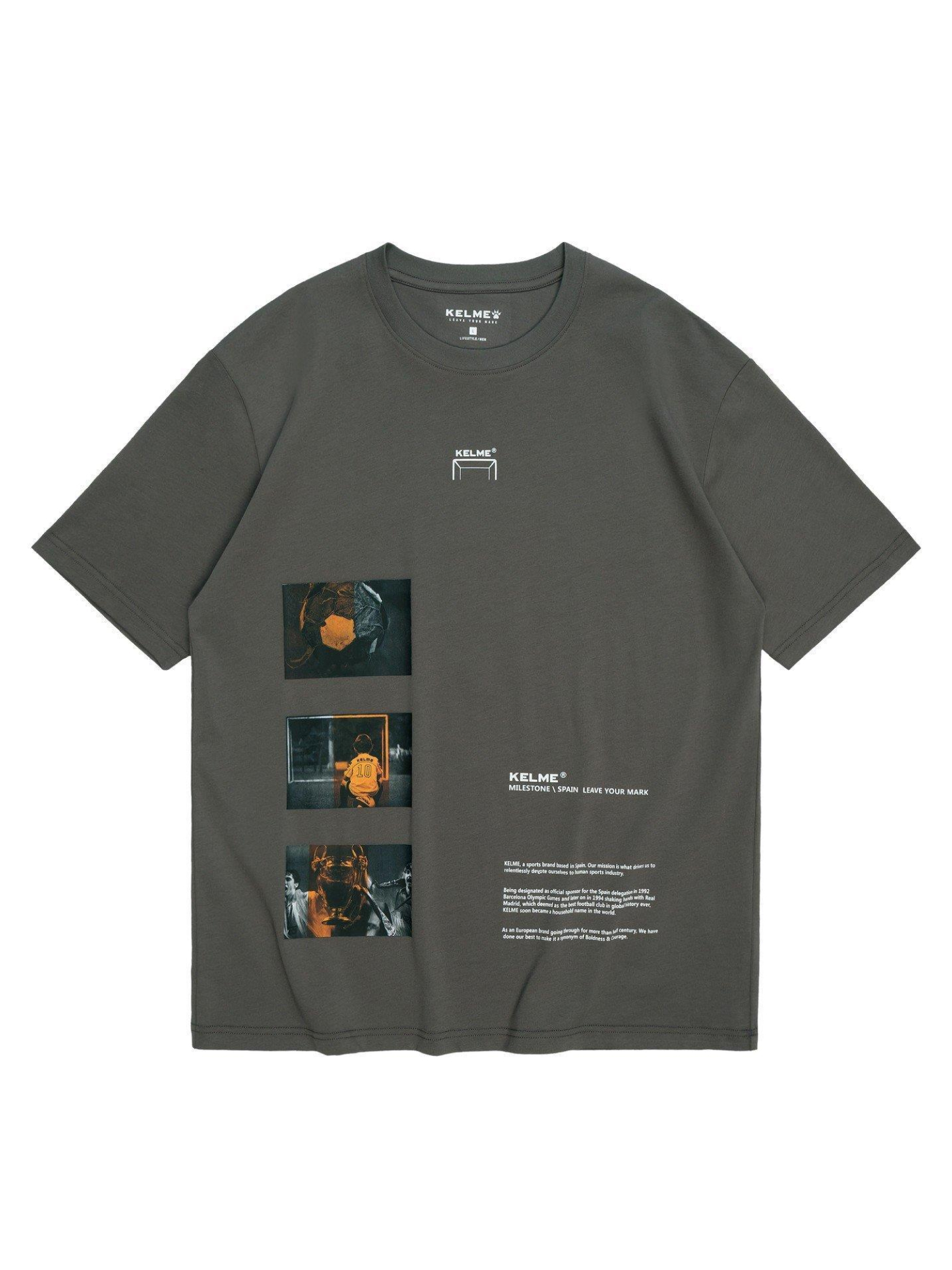 Футболка KELME Round Neck Short Sleeve T-Shirt Black