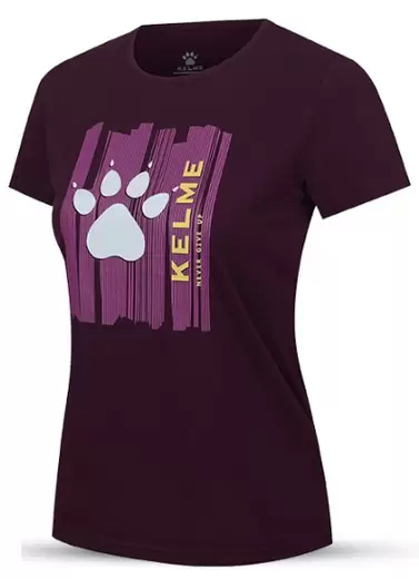 Футболка KELME Women's Cultural Shirt Dark Purple