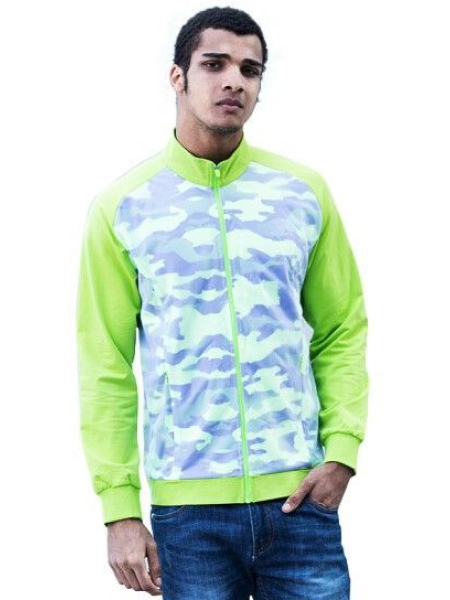 Олимпийка KELME Men's Fashion Jacket (Light Green/Grey)