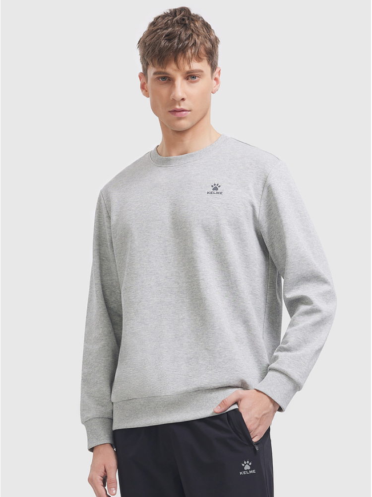 Свитшот KELME Round Neck Sweater Grey