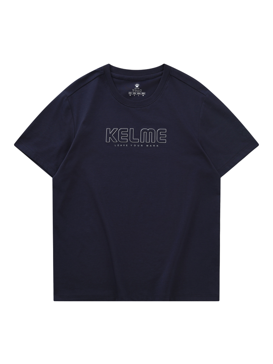 Футболка KELME Round neck T-shirt Dark Blue