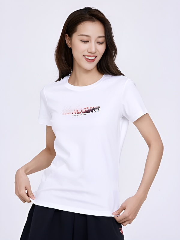 Футболка KELME Round Neck Short Sleeve T-Shirt White