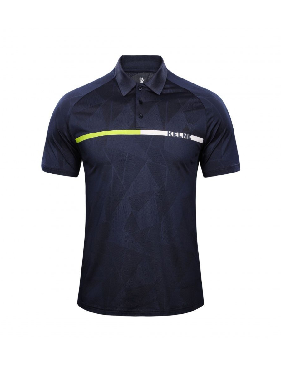 Футболка-поло KELME Short Sleeve Polo Shirt Dark Blue
