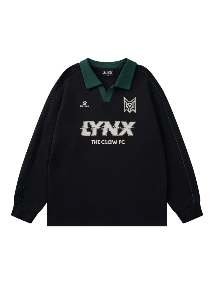 Свитшот KELME Lapel Pullover Sweatshirt Black