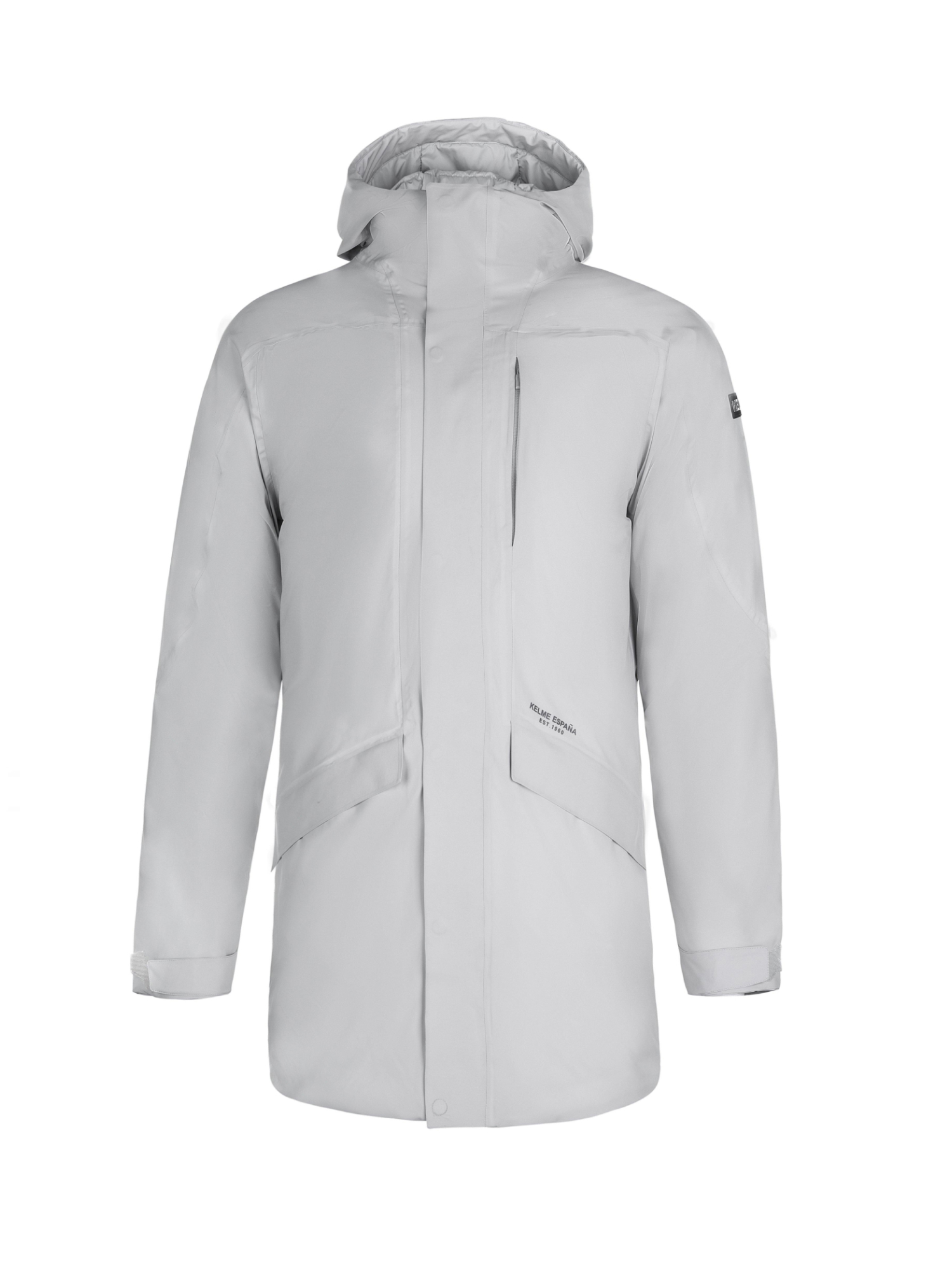 Пуховик KELME Mid-Length Down Jacket Grey