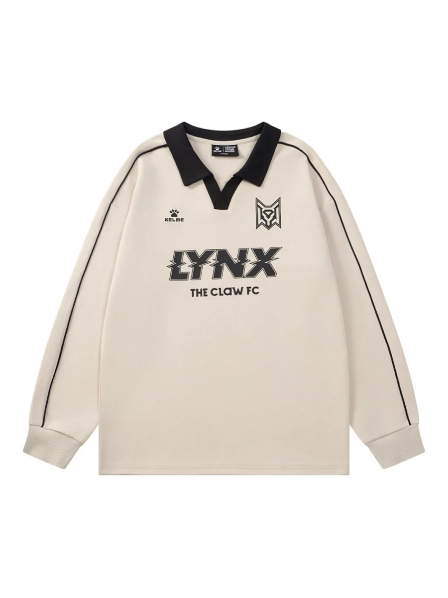 Свитшот KELME Lapel Pullover Sweatshirt White