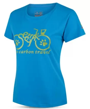 Футболка KELME Women's Cotton Short-Sleeved T-Shirt Light Blue