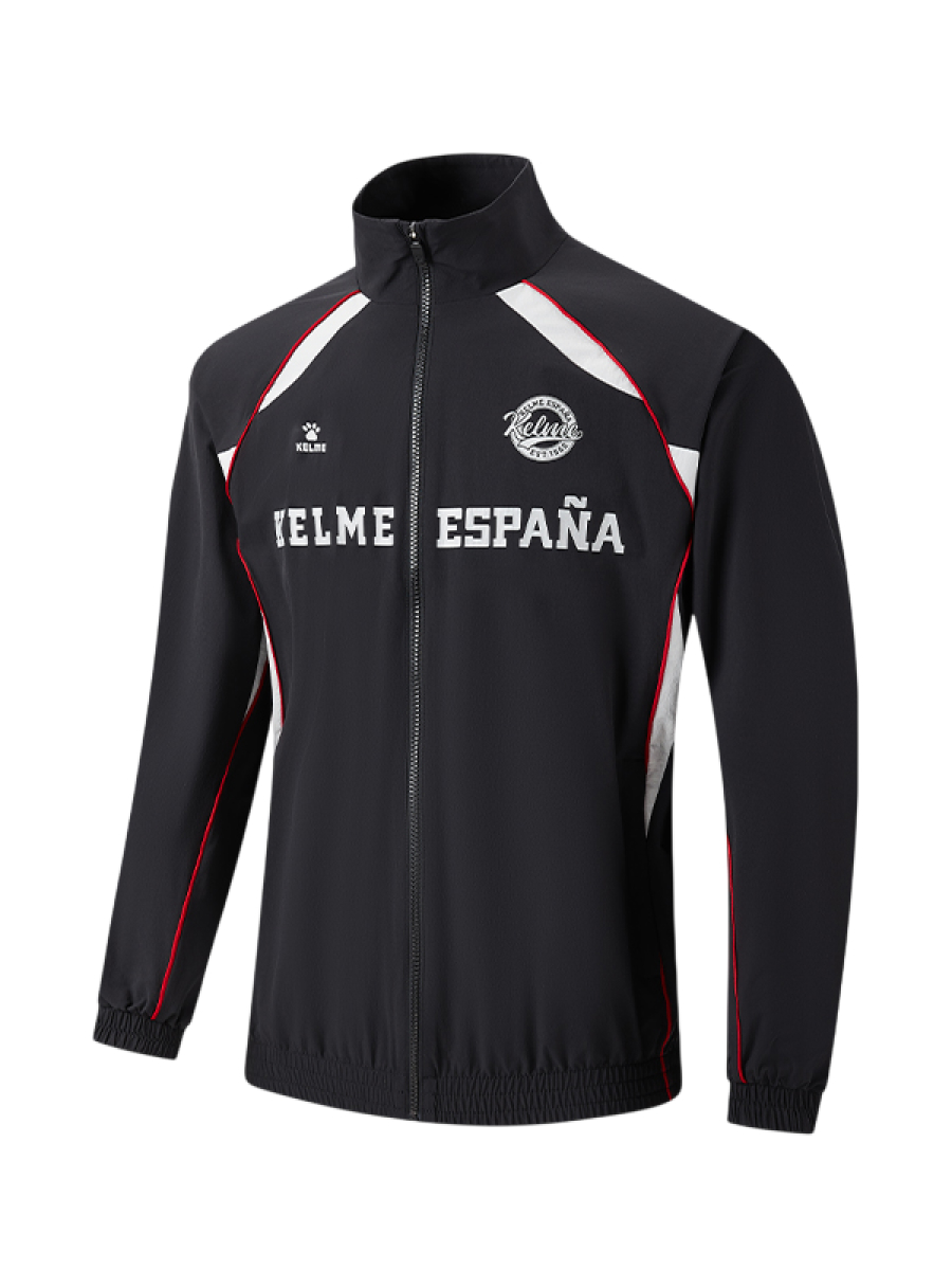 Ветровка KELME Stand-Up Collar Woven Coat Black