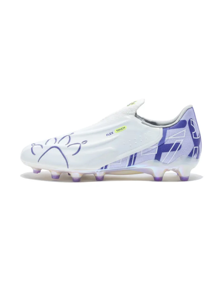 Бутсы KELME Men's Soccer Cleats (FG) White/Violet